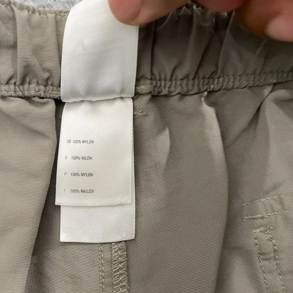 The North Face Shorts Men L Tan Belted Outdoor Hiking Nylon Cargo